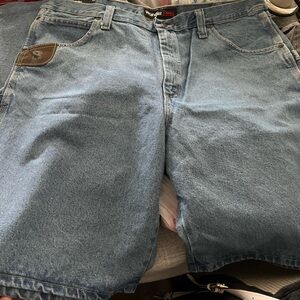 Wrangler Men's Blue Denim Shorts